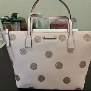 Kate Spade Blush Polka Dot Tote